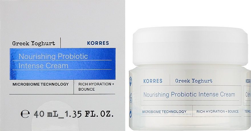 Pflegende probiotische Gel-Gesichtscreme für trockene Haut - Korres Greek Yoghurt Nourishing Probiotic Cream — Bild N2