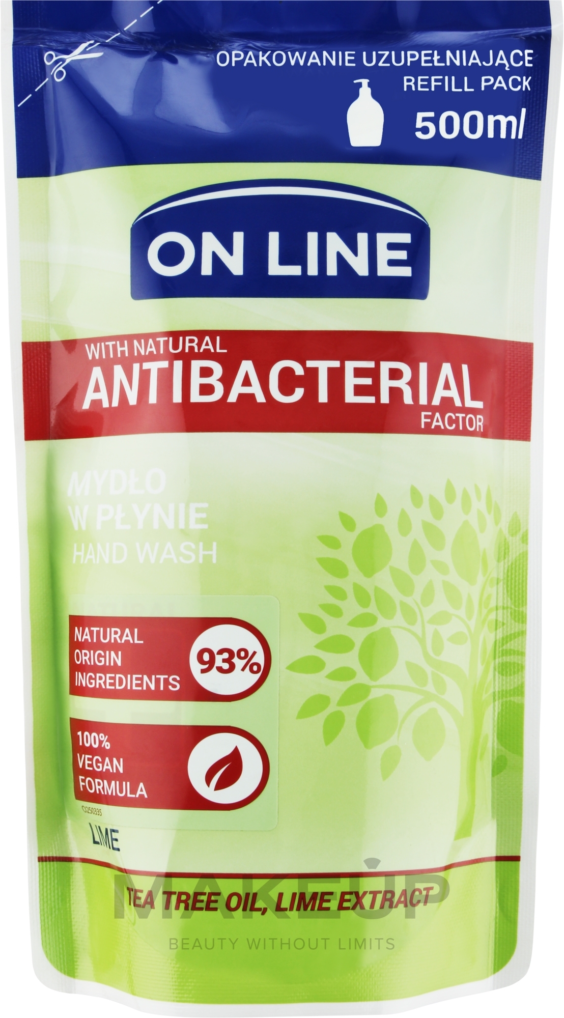 Handseife Lime - On Line Lime Liquid Soap (Refill) — Bild 500 ml