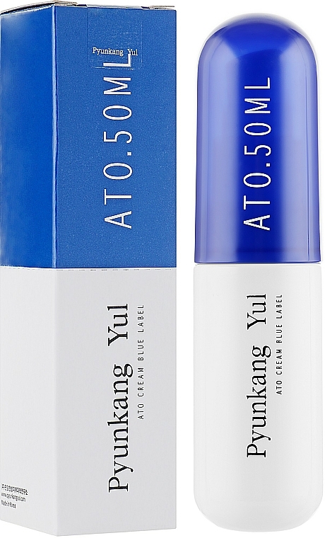 Beruhigende und feuchtigkeitsspendende Gesichtscreme für empfindliche Haut - Pyunkang Yul Ato Cream Blue Label — Bild N1