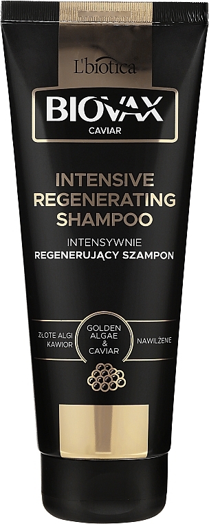 Intensiv regenerierendes Haarshampoo mit Goldalgen und Kaviar - L'biotica Glamour Caviar — Bild N1