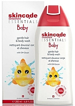 Düfte, Parfümerie und Kosmetik 2in1 Sanftes Duschgel und Shampoo für Kinder und Babys - Skincode Baby Gentle Hair & Body Wash