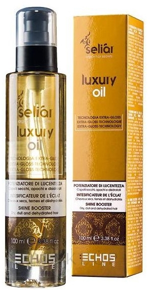 Haaröl mit Seidenprotein und Argan - Echosline Seliar Luxury Oil — Bild 100 ml