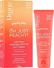 Gesichtscreme Oh, Just Peachy! SPF 30 - Lirene Light Spf 30 Moisturizing Cream Under Make-Up — Bild N2