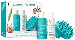 Set - MoroccanOil Scalp Care Trio (shm/70ml + h/cond/70ml + scalp/brush/1pc) — Bild N1