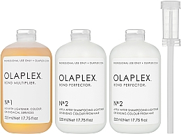 Haarpflegeset zum Farbschutz - Olaplex Salon Intro Kit (Haarspülung 525ml + Haarelixier 2x525ml) — Bild N2