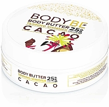 Düfte, Parfümerie und Kosmetik Sonnenschutzcreme-Butter mit schimmerndem Effekt SPF25 Cacao - Bodybe Body Butter Tanning Shimmer SPF25 Cacao