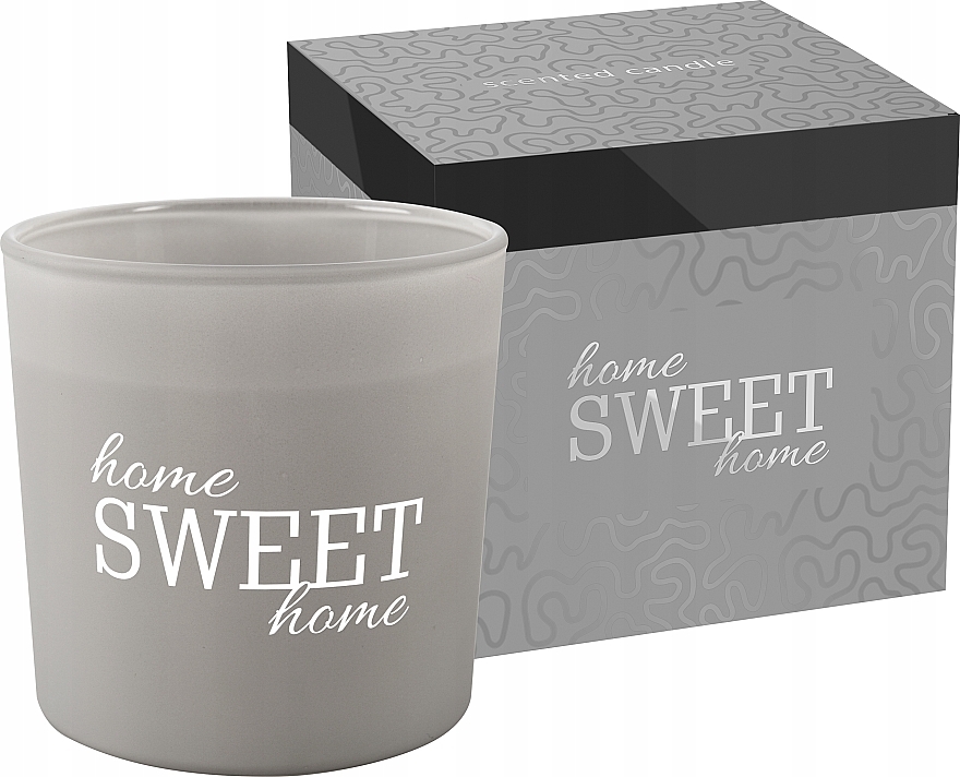 Duftkerze mit zwei Dochten in einem Milchglas - Bispol Scented Candle Home Sweet Home  — Bild N1