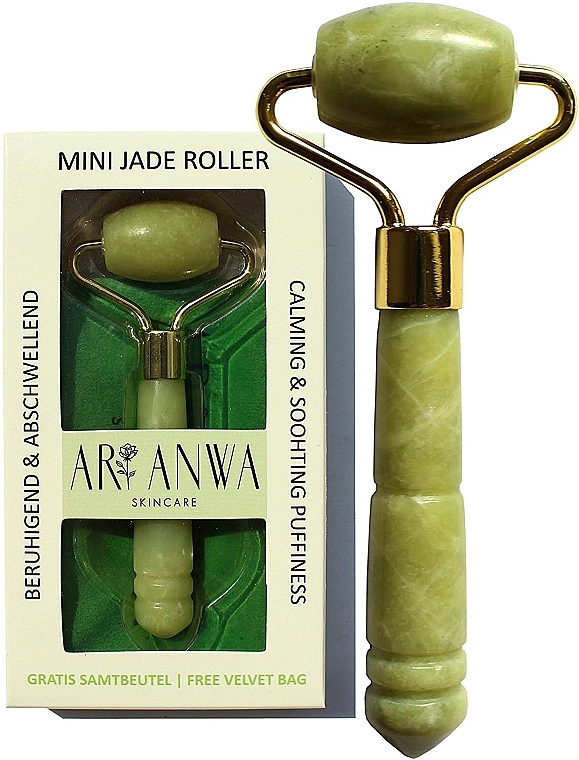 GESCHENK! Gesichtsmassageroller aus Jade - ARI ANWA Skincare Mini Jade Roller — Bild N1