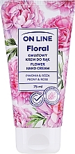 Handcreme Pfingstrose und Rose - On Line Floral Flower Peony & Rose Hand Cream — Bild N1