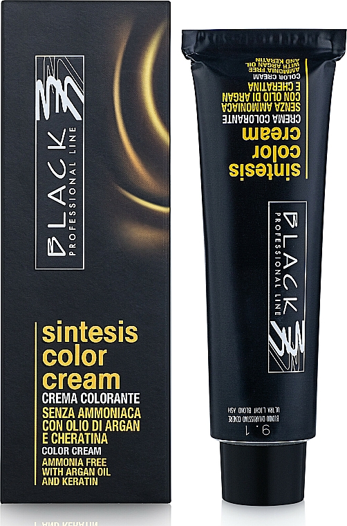 Creme-Haarfarbe mit Arganöl und Keratin ammoniakfrei - Black Professional Line Sintesis Color Creme Ammonia Free