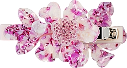 Düfte, Parfümerie und Kosmetik Automatische Harspange Orchidee 0807 violett - Elita