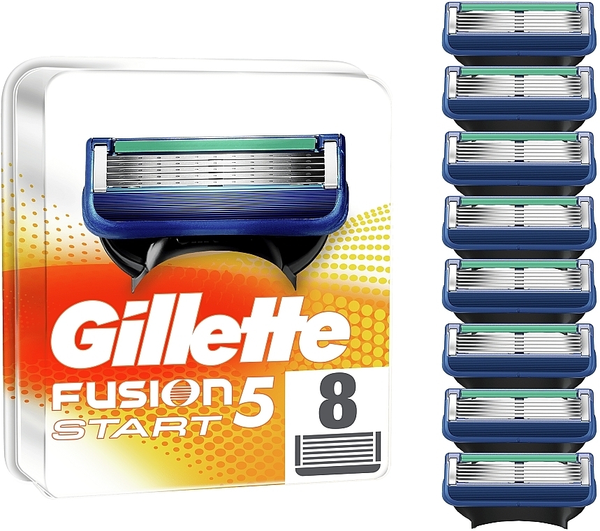 Ersatz-Rasierklingen 8 St.  - Gillette Fusion5 Start Replacement Razor Blades Pack  — Bild N2