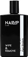 Gel-Lackentferner und Entfernungsflüssigkeit  - SNB Professional NailUP Wipe & Remove  — Bild N1