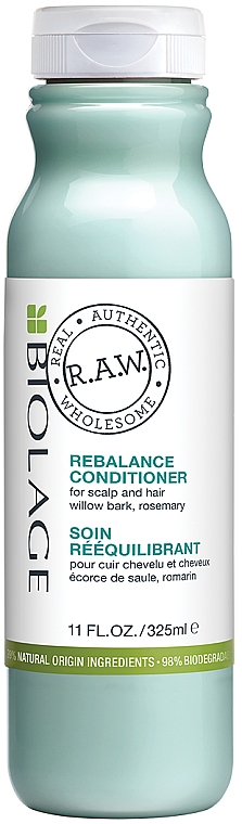 Conditioner für Haar und Kopfhaut mit Weidenrinde und Rosmarin - Biolage R.A.W. Scalp Care Rebalance Conditioner — Bild N1