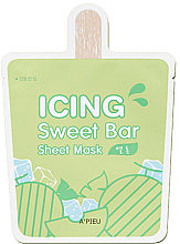 Düfte, Parfümerie und Kosmetik Tuchmaske für das Gesicht mit Wassermelone - A'pieu Icing Sweet Bar Sheet Mask