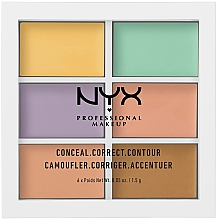 Düfte, Parfümerie und Kosmetik Gesichtskontur-Palette - NYX Professional Makeup Color Correcting Palette