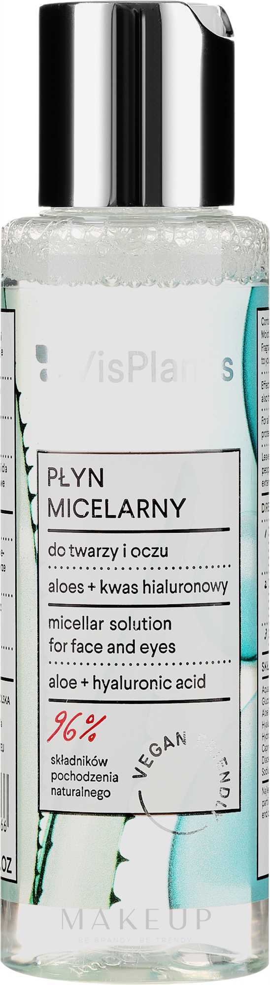 3in1 Mizellenwasser mit Aloe - Vis Plantis Herbal Vital Care Micellar Solution 3in1 — Bild 100 ml