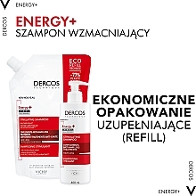 Tonisierendes Shampoo gegen Haarausfall - Vichy Dercos Energy+ Stimulating Shampoo (Refill)  — Bild N6
