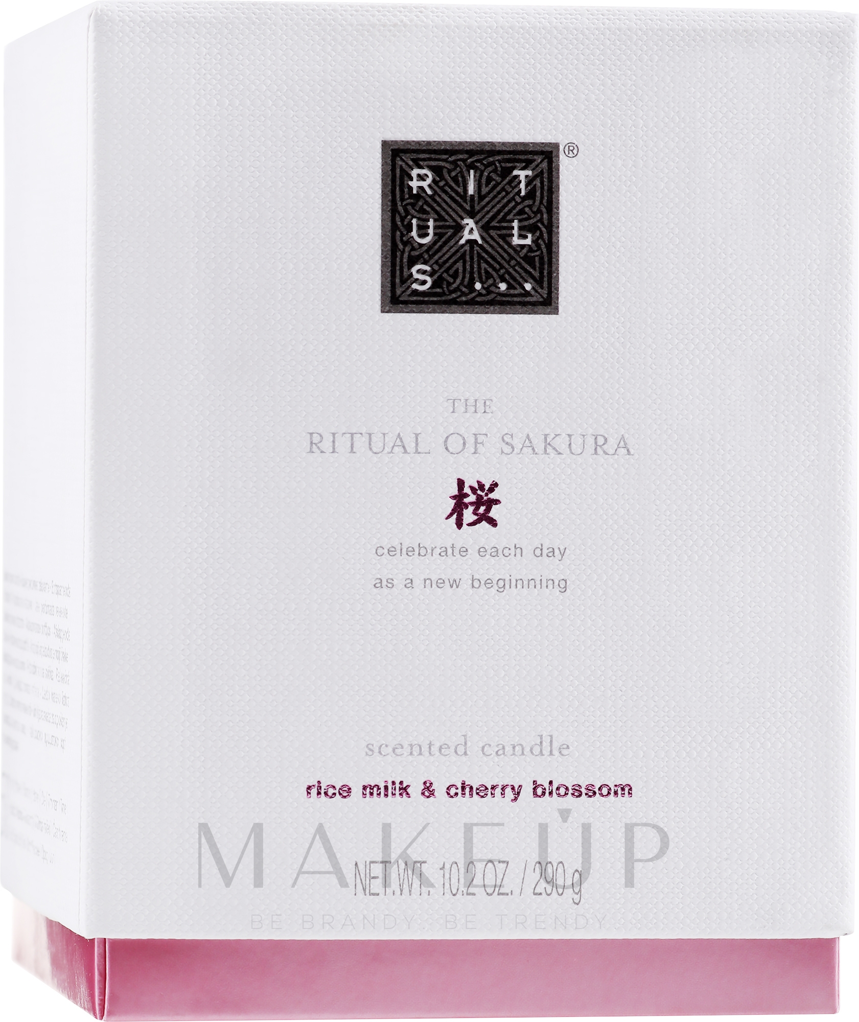 Duftkerze Rice Milk & Cherry Blossom - Rituals The Ritual of Sakura Scented Candle — Bild 290 g