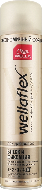 Haarfestiger für mehr Glanz Ultra starke Fixierung - Wella Wellaflex Glanz und Fixierung — Foto N1