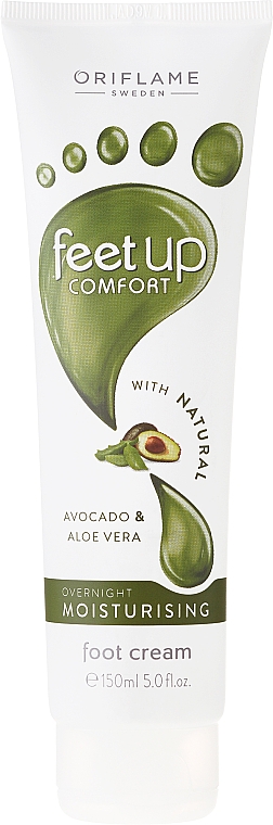 Feuchtigkeitsspendende Fußcreme für die Nacht mit Avocado und Aloe Vera - Oriflame Feet Up Comfort — Bild N3