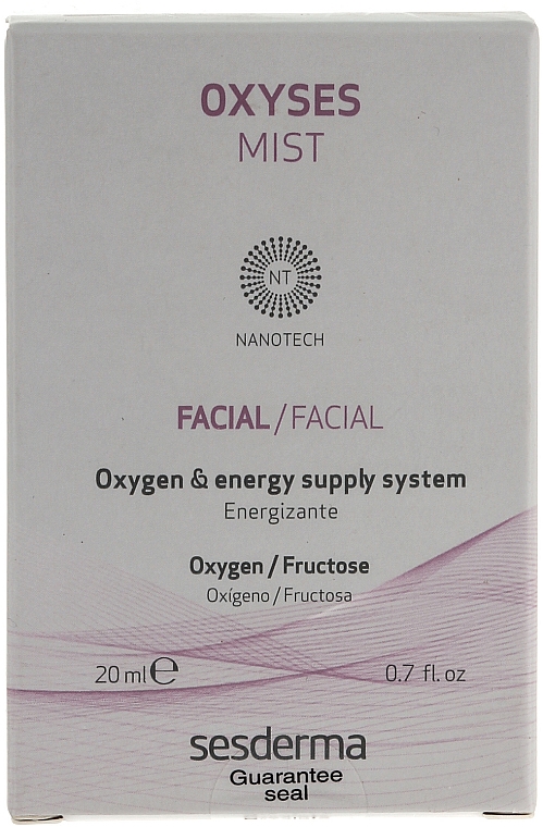 Gesichtspflege mit Fruktose und Sauerstoff - SesDerma Laboratories Oxyses Mist