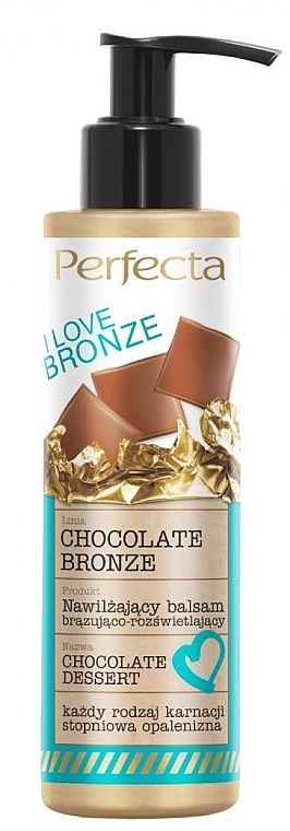 Feuchtigkeitsspendendes Bronzing-Serum Schokolade - Perfecta I Love Bronze Balm — Bild N1