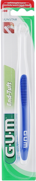 Zahnbürste End-Tuft weich blau - G.U.M Soft Toothbrush — Bild N1