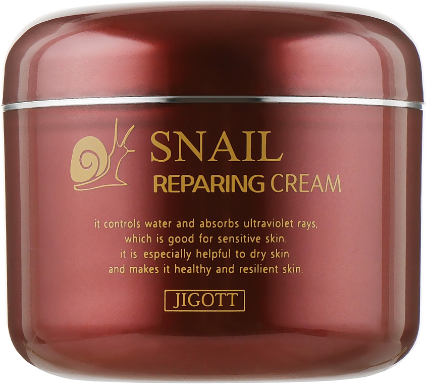 Revitalisierende Creme mit Schneckenschleimextrakt - Jigott Snail Reparing Cream — Bild N2
