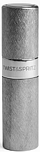 Parfümzerstäuber - Travalo Twist & Spritz Gunmetal Grey Brushed — Bild N1