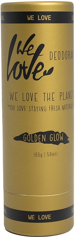 Festes Deodorant Golden Glow - We Love The Planet Deodorant Stick — Bild N1
