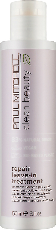 Reparierender Conditioner mit Amaranth-Extrakt und Erbsenprotein - Paul Mitchell Clean Beauty Repair Leave-In Treatment — Bild N1