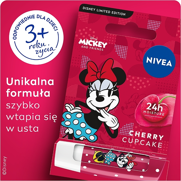 Pflegender Lippenstift - NIVEA Minnie Mouse Disney Edition — Bild N3