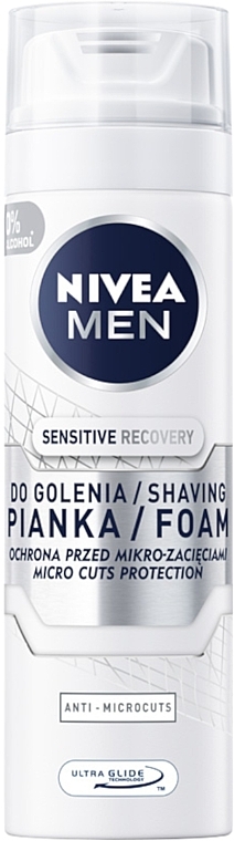 Gesichtspflegeset - NIVEA MEN Sensitive Recovery (After Shave Balsam 100ml + Rasierschaum 200ml) — Bild N4