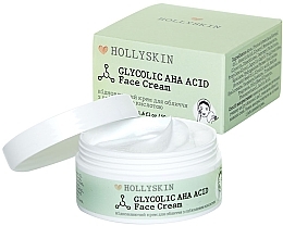 Düfte, Parfümerie und Kosmetik Revitalisierende Gesichtscreme mit Glykolsäure - Hollyskin Glycolic AHA Acid Face Cream