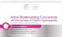 Aktives biostimulierendes Konzentrat mit Calciumhydroxylapatit-Mikrokugeln - Bielenda Professional Meso Med Program Active Biostimulating Concentrate — Bild N1