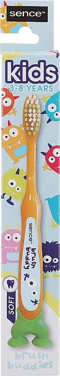 Kinderzahnbürste orange - Sence Fresh Kids Soft Toothbrush — Bild N1