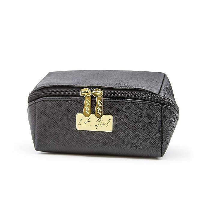 Kosmetiktasche, schwarz - L.A. Colors Small Cosmetic Bag — Bild N1