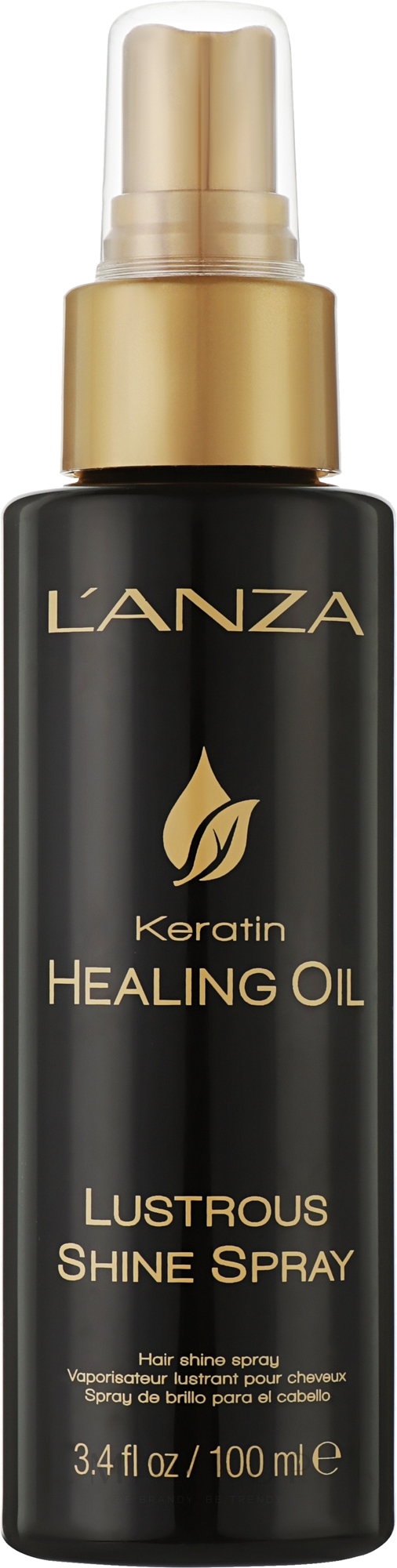 Haarglanzspray - L'anza Keratin Healing Oil Lustrous Shine Spray — Bild 100 ml