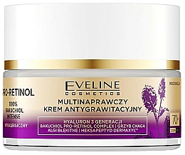 Reparierende Gesichtscreme mit Bakuchiol und Retinol 70+ - Eveline Cosmetics Pro-Retinol 100% Bakuchiol Multi-Repair Anti-Gravity Cream — Bild N2