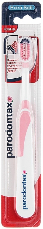 Zahnbürste extra weich Classic rosa-weiß - Parodontax