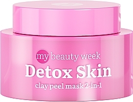 Düfte, Parfümerie und Kosmetik 2in1 Gesichtsmaske mit Tonerde - 7 Days My Beauty Week Detox Skin Clay Peel Mask 2 in 1