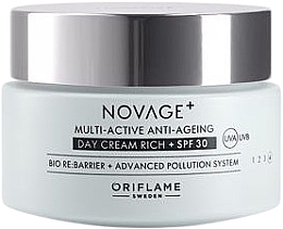 Reichhaltige multiaktive Gesichtscreme SPF30 - Oriflame Novage+ Multi-Active Anti-Ageing Day Cream Rich — Bild N1