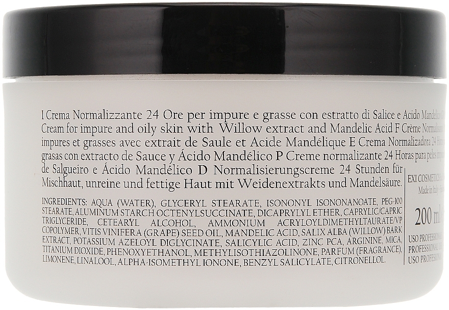 Normalisierende Gesichtscreme mit Mandelsäure und Weidenextrakt - Byothea Normalizing Cream 24 Hours For Oily Skin — Bild N5