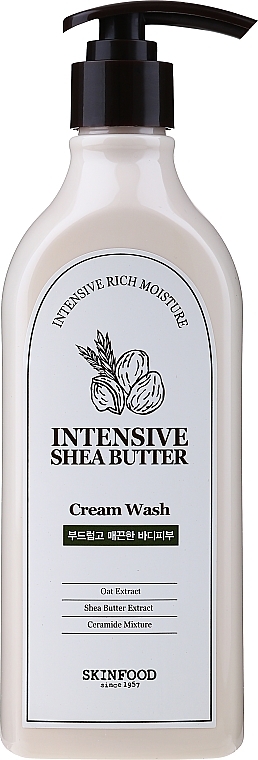 Duschcreme mit Haferflockenextrakt und Sheabutter - Skinfood Intensive Shea Butter Cream Wash — Bild N1