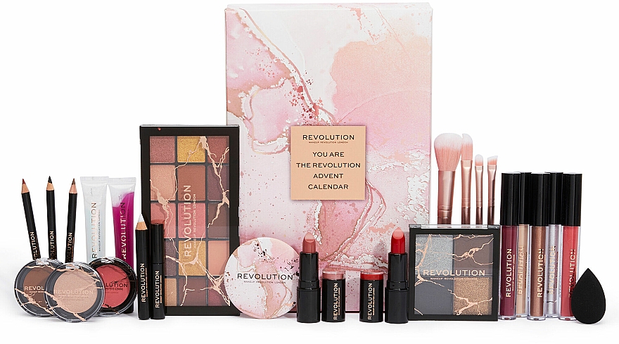 Kosmetik-Pflegeset Adventskalender 25-tlg. - Makeup Revolution You Are The Revolution Advent Calendar 2021 — Bild N1