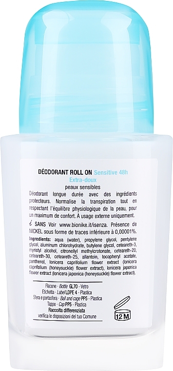 Deo Roll-on Sensitive 48H - BioNike Defence Deo Sensitive 48H Extra Delicate — Bild N2