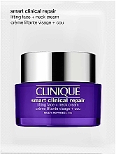 Lifting-Creme für Gesicht und Hals - Clinique Smart Clinical Repair Lifting Face + Neck Cream (Probe)  — Bild N1