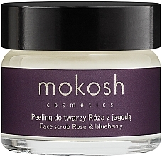 Düfte, Parfümerie und Kosmetik Aktives Gesichtspeeling mit Rose und Blaubeere - Mokosh Icon Active Rose & Blueberry Face Scrub
