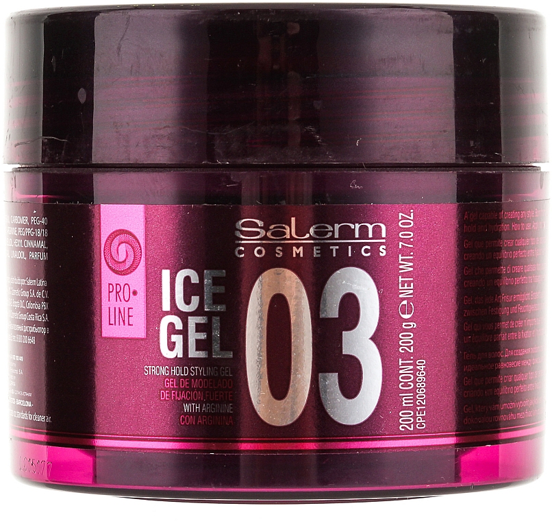 Haargel - Salerm Pro Line Ice Gel — Bild N1